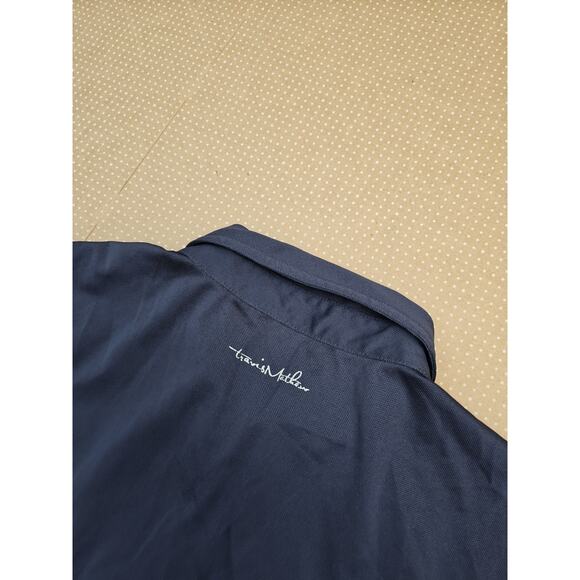 Travis Mathew Pullover Golf Polo Shirt Blue for Men, XXL Polyester - Picture 10 of 10